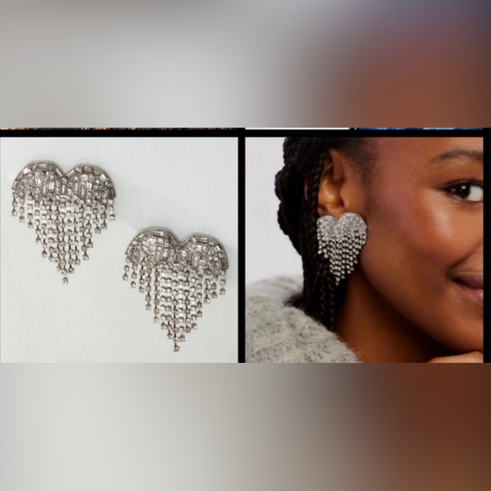 Free people hearts of fire earrings